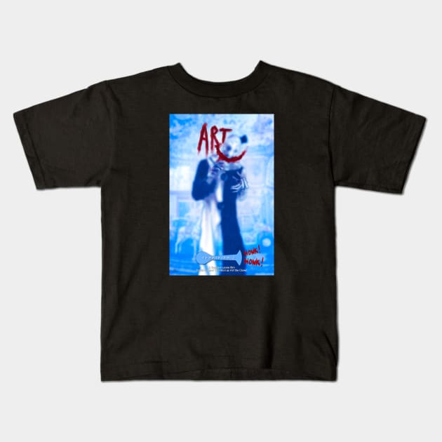 Art The Clown Poster in TDK style Kids T-Shirt by ThatJokerGuy